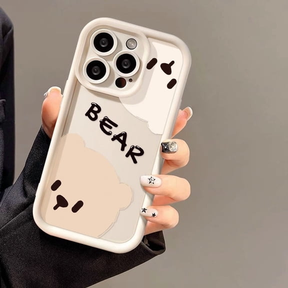 Cute Bear Pattern Full Body Protective Case for Samsung Galaxy S26 Ultra, Shockproof Anti-Vibration Durable Phone Cover with Slim Fit Design