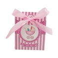 thumbnail image 1 of 50 Pieces/Set Wedding Candy Paper Box with Candy Paper Box Ribbon Portable Fashion Style Party Gift Boxes Case for Engagement Proposal Type 3, 1 of 9