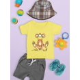 thumbnail image 3 of Monkey Sitting With Bananas T-Shirt Infant -Image by Shutterstock,  6 Months, 3 of 4