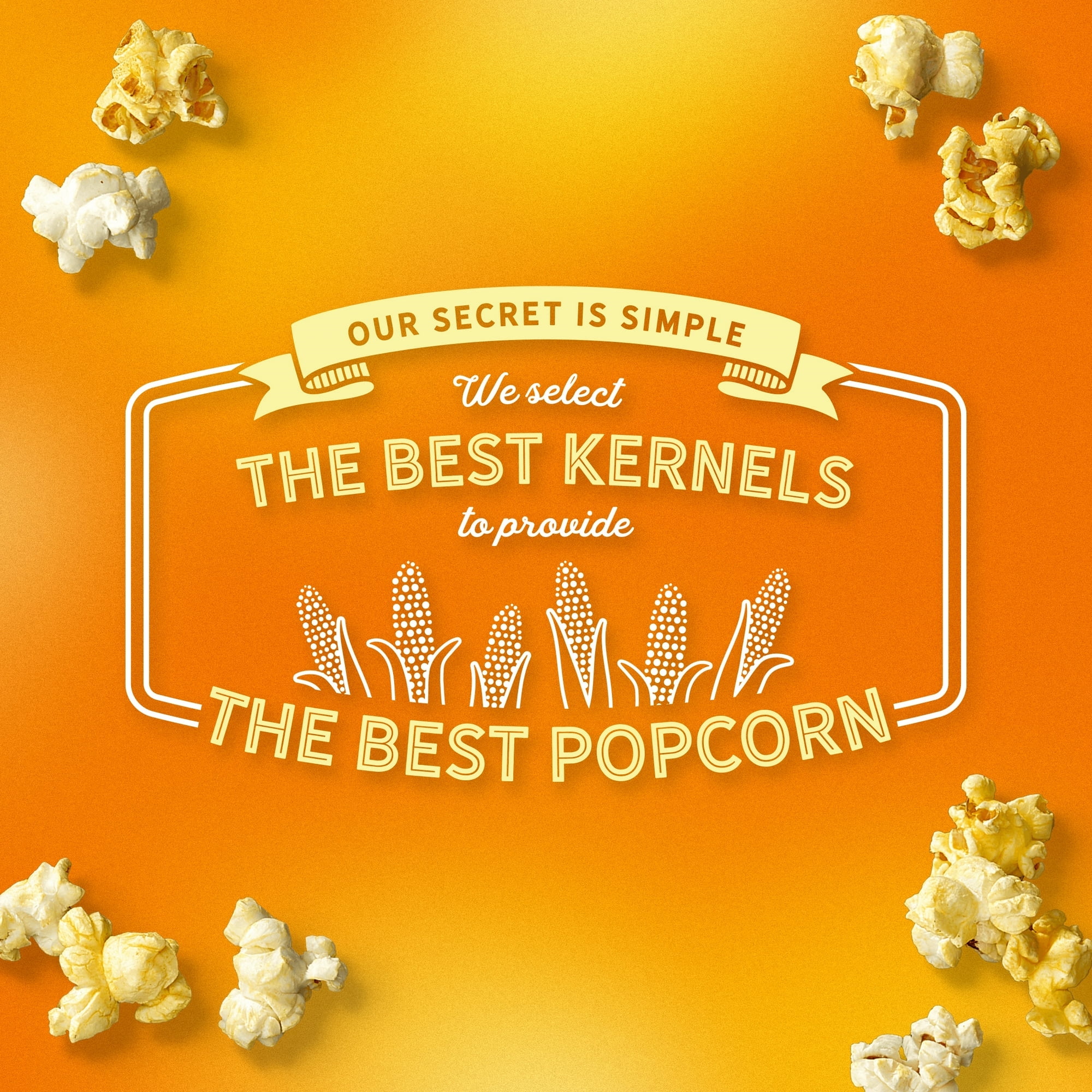 AMX Theatres Microwave Popcorn 6ct, Extra Butter