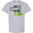thumbnail image 3 of Inktastic Father's Day Best Grandpa by Par with Flag and Golf Ball T-Shirt, 3 of 5
