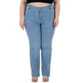 thumbnail image 1 of Pantalón Recto Britos Jeans Mujer Curvy Azul 501663, 1 of 4