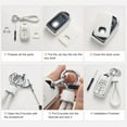 thumbnail image 5 of Key Fob Cover Compatible with Fit for Volkswagen Tiguan Atlas Jetta Passat Golf Alltrack Soft TPU Remote Key Shell Case Keychain Case Holder Protector, 5 of 5