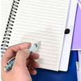 thumbnail image 6 of Ruled Spiral Notebook with Pen & Pen Holder, Kraft Cover Wirebound Notebooks Journals, Memo Notepads Planner for Business Office Home Outdoor Travel, 140 Pages/70 Sheets, 1set(Blue,7x5.9"), 6 of 9