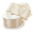 thumbnail image 4 of Ribbon Traditions Horizontal Glitter / Sequin Stripes Solid Wired Ribbon 2 1/2 Inch by 25 Yards - Gold, 4 of 5