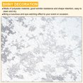 thumbnail image 3 of Uxcell Table Runner Sequin Foil Thin Mesh Metallic Table Runner Light Green Silver 15 Feet, 3 of 6