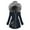 Navy, variant on qucoqpe Women's 2025 Winter Fashion Solid Zip Up Furry Hooded Coats Outwear Warm Pocketed Fleece Lined Puffer Parkas