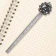 thumbnail image 3 of Black and White Easter Book Accessories: Vintage Silver Lace-Edged Bookmark - a Gift for Readers and Book Lovers, 3 of 5