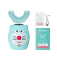 thumbnail image 3 of Cepillo de dientes eléctrico sónico para niños, de silicona, 360 grados, automático, recargable por USB, cepillo de dientes inteligente para niños, en forma de U, 3 of 5
