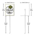 thumbnail image 2 of Eveokoki Vegetable Signs For Garden With Stake Spinach Leaves Yard Sign Vegetable Garden Label Stakes Plant Markers For Outdoor Plants Waterproof 6x4.6inch Nursery Garden Fruit Outdoor Sign, 2 of 6