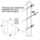 thumbnail image 5 of 50 Pack Stainless Steel 1/4In 30 Degree Angle Beveled Washer, 5 of 5
