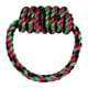 thumbnail image 1 of Anillo de cuerda de algodón para mascotas, resistente a las mordeduras, colorido, interactivo, para dentición, juguete redondo de cuerda para perros medianos y grandes, 1 of 5