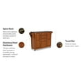 thumbnail image 3 of Homestyles Nantucket Wood 3 Piece Kitchen Island Set in Black, 3 of 19