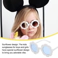thumbnail image 3 of Qarigey Gafas para niños Gafas de girasol Adorable Protección Accesorios de ropa clásicos con marco adecuado Blanco Azul Type3 NO3 Qarigey AP010494-05, 3 of 6