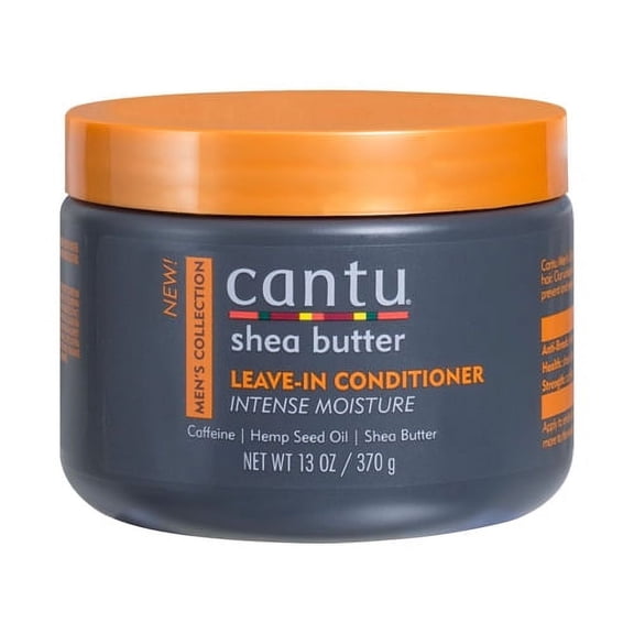 Cantu Shea Butter Mens Leave In Hair Conditioner, Intense Moisture, 13 Oz, 6 Pack
