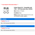 thumbnail image 2 of Caliper Repair Kit - Compatible with 1986 - 1987 Mercedes-Benz 300SDL, 2 of 2