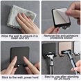 thumbnail image 4 of Gancho de techo Soporte de aluminio para afeitadora de baño Gancho sin orificio Gancho de ducha, 4 of 4