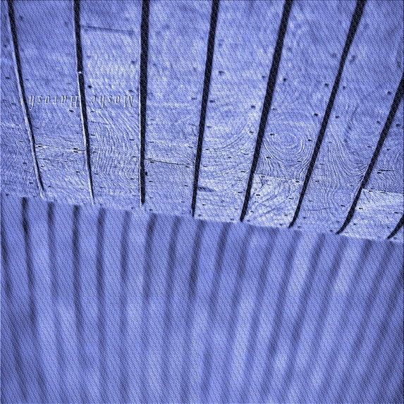 Ahgly Company Indoor Square Patterned Sky Blue Dress Blue Area Rugs, 8' Square
