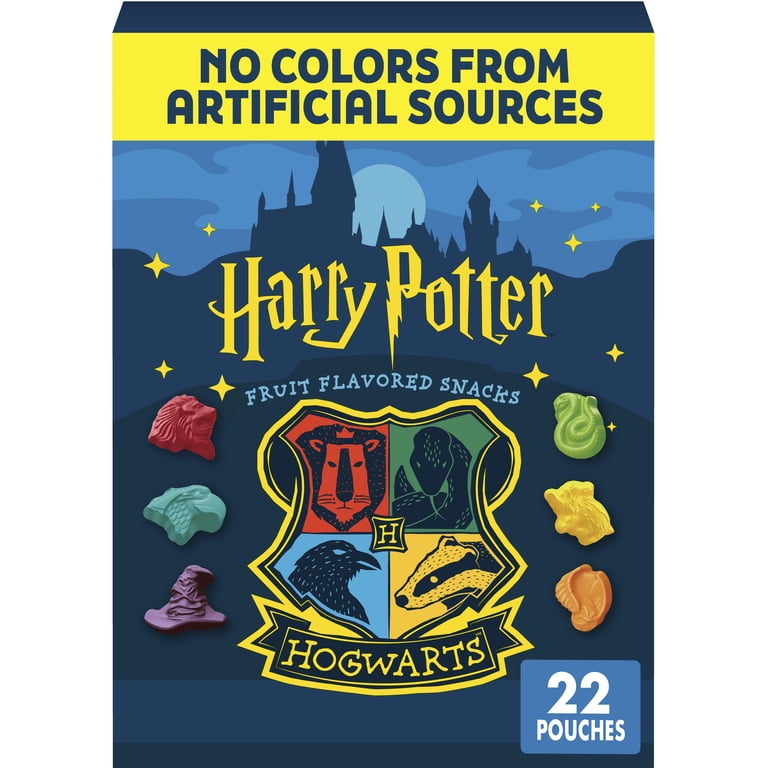 6 pack) Harry Potter Fruit Flavored Snacks, Gluten Free, Assorted