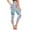 Sky Blue, variant on Azrian Breathable Women's Active Leggings for Yoga Fashion Casual Women Happy Easter Printed Gradient Span Ladies High Waist Wide Leg Trousers Yoga Pants Long Pants