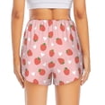 thumbnail image 4 of Goofa Strawberry Printed Women 2 in 1 Running Shorts,Quick Dry Athletic Workout Shorts,High Waisted Athletic Shorts with Liner Pockets-Medium, 4 of 9