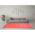 thumbnail image 3 of Ahgly Company Indoor Square Abstract Red Contemporary Area Rugs, 8' Square, 3 of 4