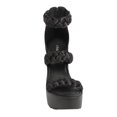thumbnail image 2 of Sandalia con Tacon de 13 cm para Dama Mujer en color Negro, Elaborado de Textil. Cklass 668-37, 2 of 2