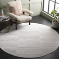 thumbnail image 2 of SAFAVIEH Stella Helen Solid Indoor/Outdoor Area Rug, Ivory, 6'7" x 6'7" Round, 2 of 14