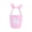 Pink, variant on Pink Checkered Design Basket With Rabbit Ear Accents For Easter Decoration Sweet Storage And Handbag Purpose Formed From Polyester And Cotton Substance For A Durable And Handy Container Du