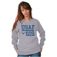 thumbnail image 4 of US Air Force USAF Sis Sister Women Crewneck Sweatshirt Brisco Brands X, 4 of 6