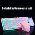 thumbnail image 1 of USB Gaming Keyboard and USB Mouse Combo LED Backlit Keyboard Firm Durable Colorful Glowing Gaming Mouse Computer Accessories, 1 of 9