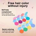 thumbnail image 4 of 1/8Pcs 8 Colors Temporary Hair Chalk Washable Disposable Hair Dye Pressed Powder Single Color Men Women Hair Coloring Powder Box Halloween Cosplay Makeup Supplies, 4 of 8