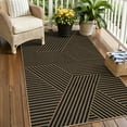 thumbnail image 4 of RUG ROBOT Modern Geometric 3'x5' Area Rugs, Washable Easy Jute Indoor Rugs for Entryway, Non Slip Farmhouse Throw Carpet for Living Room Bedroom Deck Porch, 4 of 10