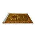 thumbnail image 2 of Ahgly Company Machine Washable Indoor Rectangle Persian Yellow Traditional Area Rugs, 5' x 7', 2 of 4