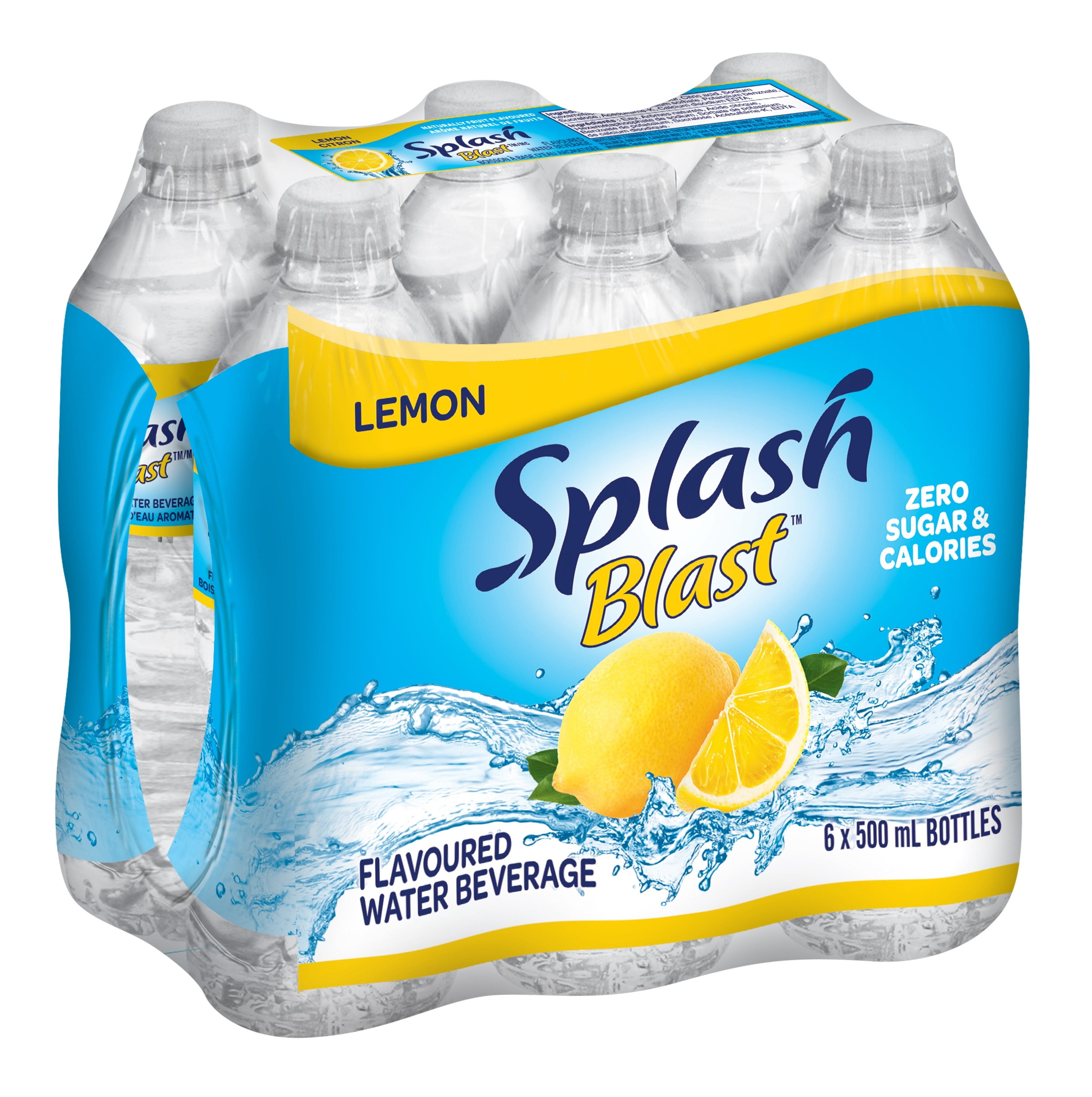 Splash Blast 6x500ml Lemon flavour