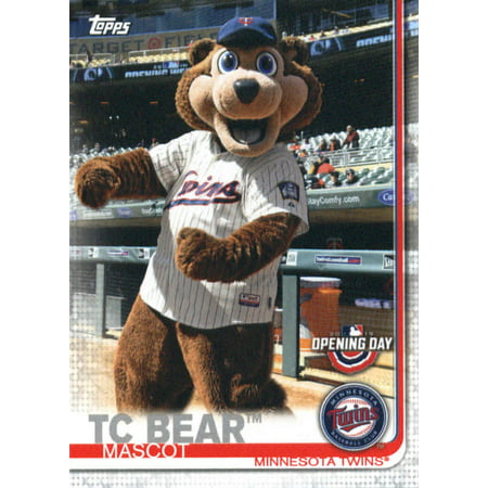 2019 Topps Opening Day Mascots #M-8 TC Bear Minnesota Twins Baseball