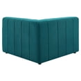 thumbnail image 5 of Modway Bartlett Upholstered Fabric 2-Piece Loveseat in Teal, 5 of 9