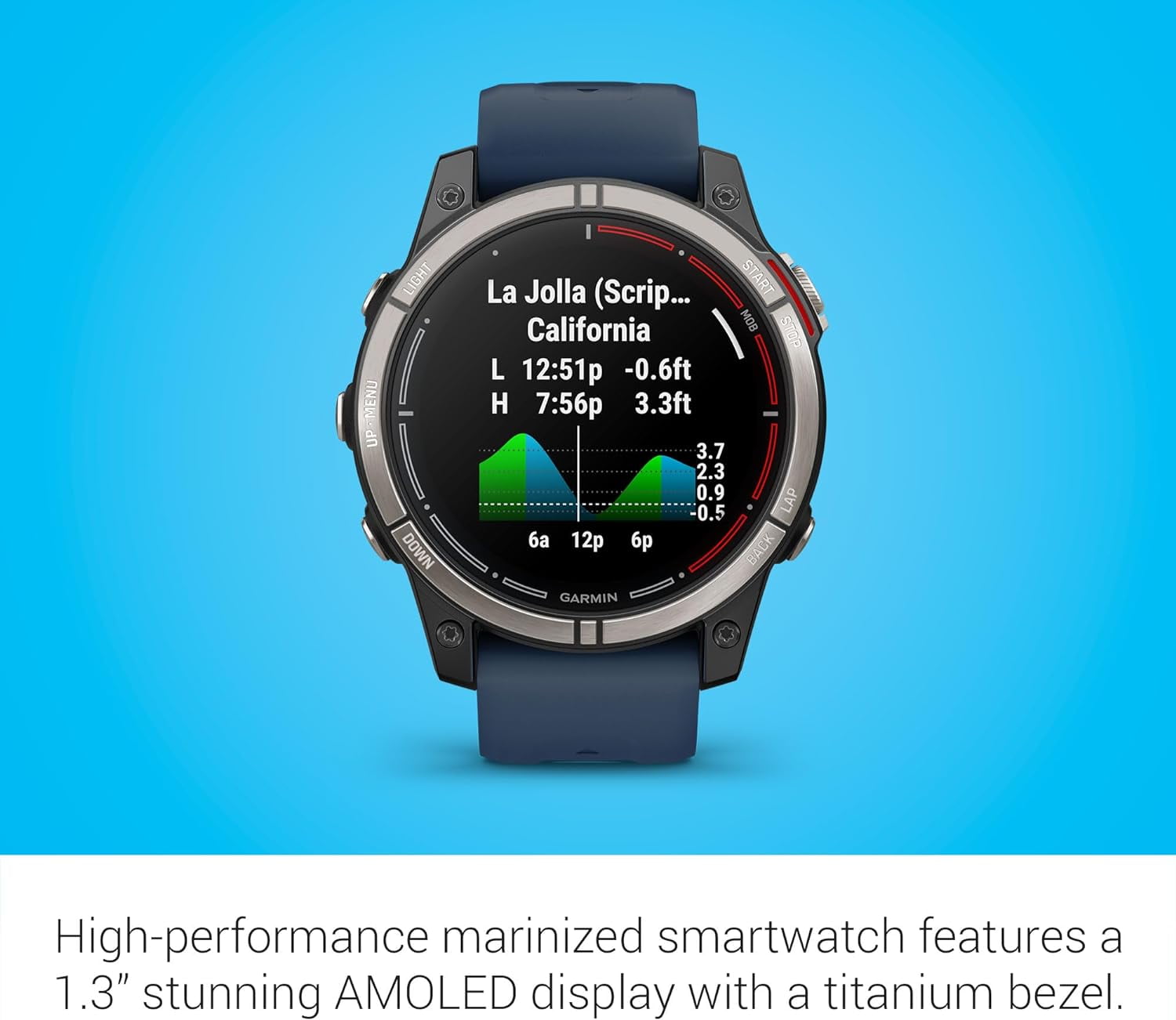 Garmin Quatix 7 Pro (GPS) 33 mm Blue Case with Blue Band