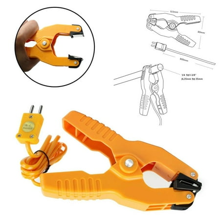

Commerce HT-05 Thermocouple Type K Than Clamping Plier Adapter Temperature 35mm