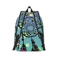 thumbnail image 2 of Honeii Beautiful Dreamcatcher Print Canvas College Laptop Backpack, Durable Rucksack Travel Notebook Bag School Backpack Book Bag for Men Women-Small, 2 of 7