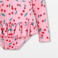 thumbnail image 7 of Zshosam Baby Girl Swimsuit Infant Rash Guard Bathing Suit Girls Swimsuit One Piece Swim Suits Long Sleeve UPF 50+ Rash Guard Swimwear Size 2T 3T,(Pink 2-3 Years), 7 of 7