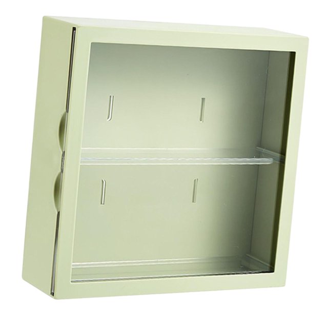 Transemion Action Figure Toy Countertop Display Case Display Favorites With Flair Clear Wall Mounted 2 Layer Storage Box Cabinet