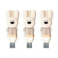 thumbnail image 1 of 3pcs  Lid Brush Multi-Functional Cleaning Brush Bottle Nipple Rim Fluted Cup Brush Pink, 1 of 6