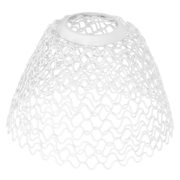 HOMOBABE Restaurant Metal Lampshade White 1Pc 5.7X5.7X3.9in