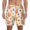 thumbnail image 2 of Goofa Cartoon Squirrel Printed Men's Swim Trunks Board Shorts Quick Dry Mens Swimming Trunks with Compression Liner,Breathable Fit Hawaii Beach Shorts-Medium, 2 of 9