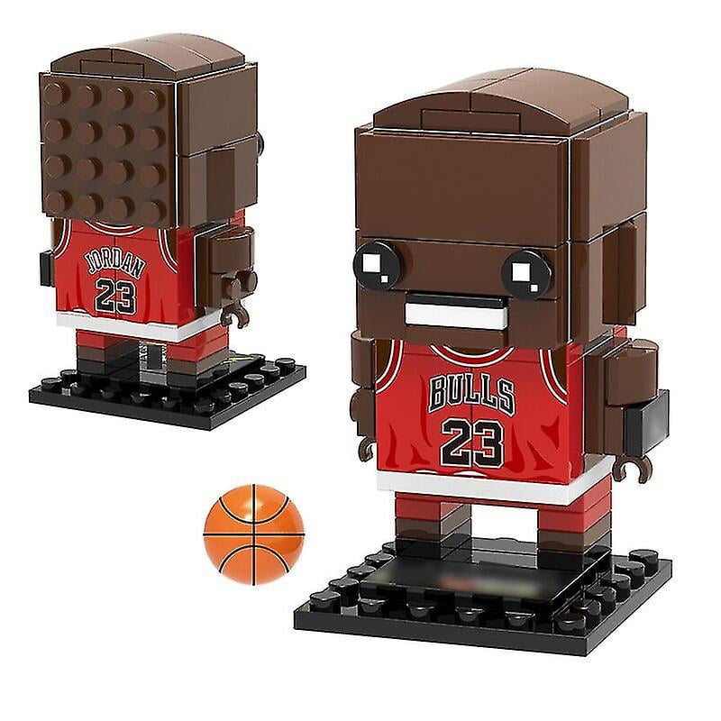 Collection Basketball Sports Star Jordan Brick Heads Figures Compatible Brickheadz Building Blocks Toys For Kid Walmart