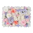 thumbnail image 4 of S SERENABLE Artificial Flower Panel Rose Backdrop Floral Decorative Valentines Day Decor Background for Wedding Stage Ceremony Wall Decor C, 4 of 8