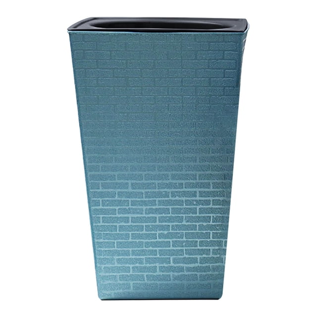 Fiudx Maceta Lazy Pot, Maceta Diseño de Ladrillo, Maceta Autorriego, Recipiente de Plástico Duradero, Uso Interior y Exterior, Decoración Moderna, Fácil Mantenimiento, Macetero Versátil