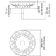 thumbnail image 2 of Filtro de fregadero de acero SUS304, tapón para fregadero de cocina, 1 filtro, tapón para fregadero, cesta coladora para fregadero, 1 pieza pulida, 2 of 5