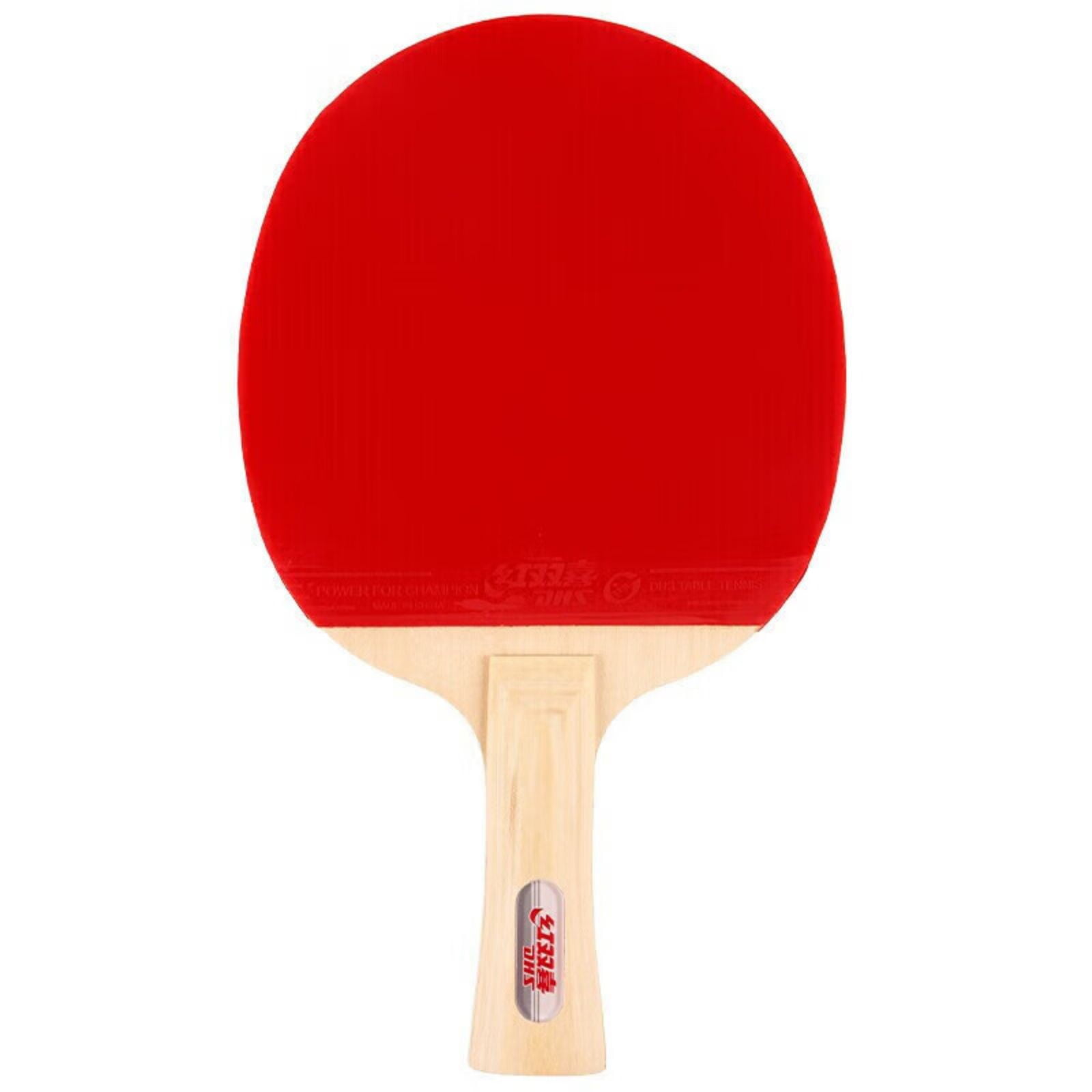 DHS Ping Pong Paddles Professional Table Tennis Racket with Hurricane Rubber Carrying Case - ITTF Approved Rubber for Tournament Play